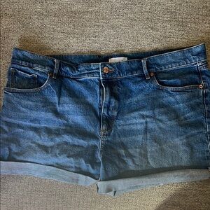 Loft denim shorts size 16